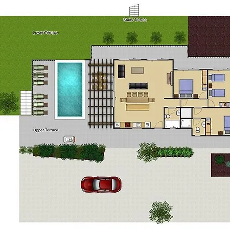 Βίλα Sleeps 6 Pool Air Con Wifi *